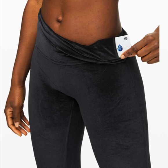 Lululemon Wunder Lounge High Rise Tight Velvet Black - Picture 3 of 12